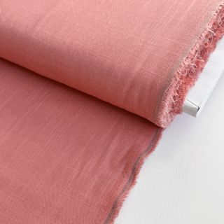 Linen viscose PREMIUM coral