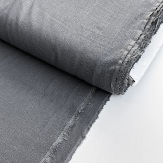 Linen viscose PREMIUM middle grey