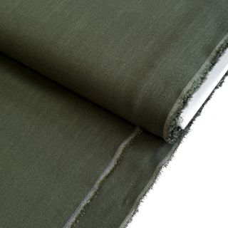 Linen viscose PREMIUM army