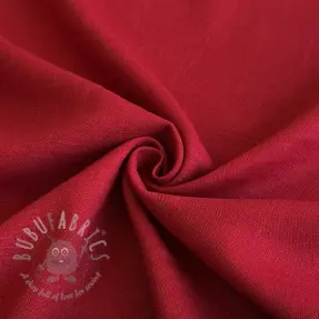 Linen viscose PREMIUM dark red