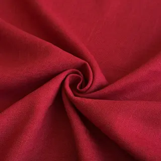 Linen viscose PREMIUM dark red