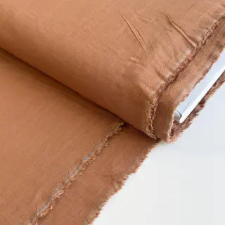 Linen viscose PREMIUM brick