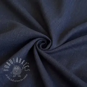Linen viscose PREMIUM navy blue