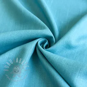 Linen viscose PREMIUM ocean blue