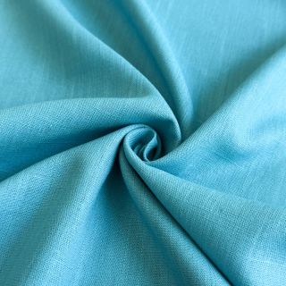 Linen viscose PREMIUM ocean blue