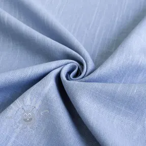 Linen viscose PREMIUM old blue