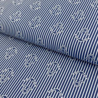 Decoration fabric premium Iconic Anchor Stripe