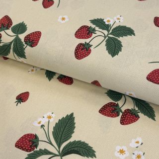 Decoration fabric premium Strawberry Happy Fruit
