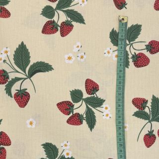 Decoration fabric premium Strawberry Happy Fruit
