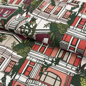 Decoration fabric premium Village House
