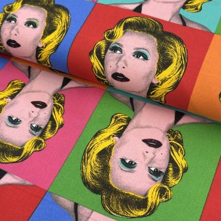Decoration fabric premium Pop Art Woman