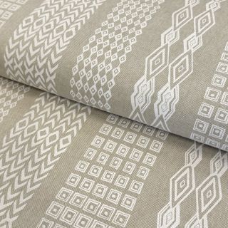 Decoration fabric Linenlook Ethnic Stripe