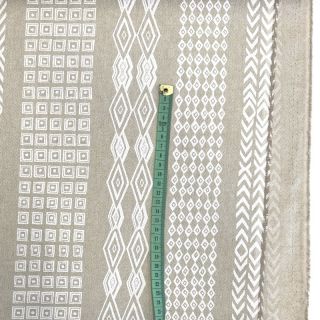 Decoration fabric Linenlook Ethnic Stripe