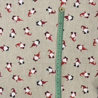 Decoration fabric Linenlook Little Tomte