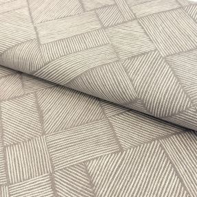 Decoration fabric Linenlook Line Diagonal Patchwork linen