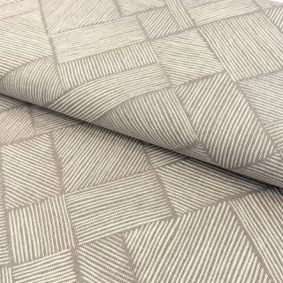 Decoration fabric Linenlook Line Diagonal Patchwork linen