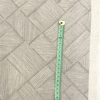 Decoration fabric Linenlook Line Diagonal Patchwork linen