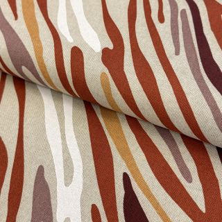 Decoration fabric Linenlook Zebra Mix