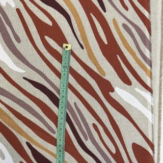 Decoration fabric Linenlook Zebra Mix