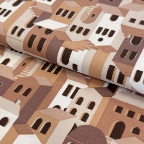 Decoration fabric premium Brick houses