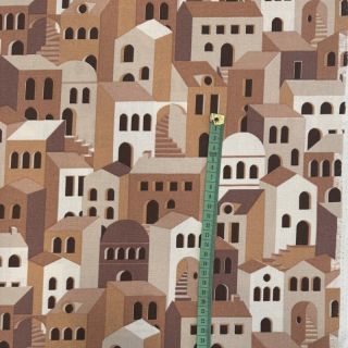 Decoration fabric premium Brick houses