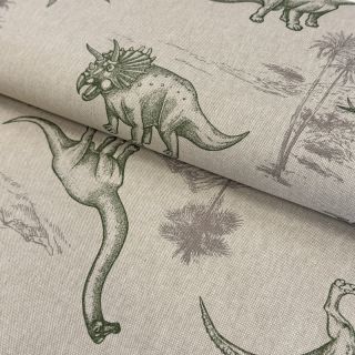 Decoration fabric Linenlook Pterodactyl