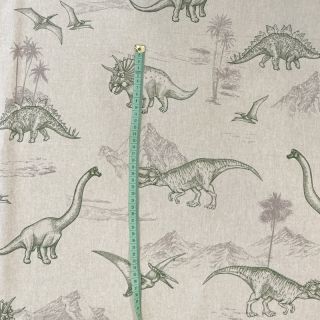Decoration fabric Linenlook Pterodactyl