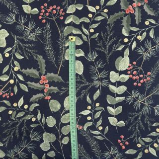 Decoration fabric premium Darkness flowers