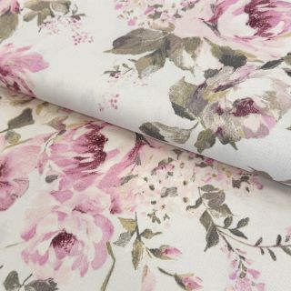Decoration fabric premium Classic Painted Rose Tablecloth Fabric