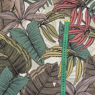 Decoration fabric premium Tropical flora
