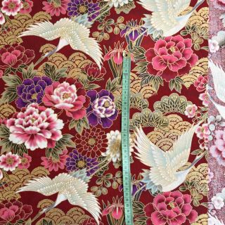 Cotton fabric JAPAN Tanuri rouge