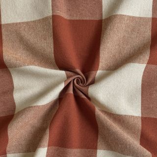 Decoration fabric BIG Celestine terracotta