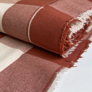 Decoration fabric BIG Celestine terracotta