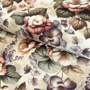 Linen viscose Casia design B digital print