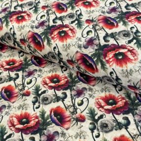 Linen viscose Liana design C digital print