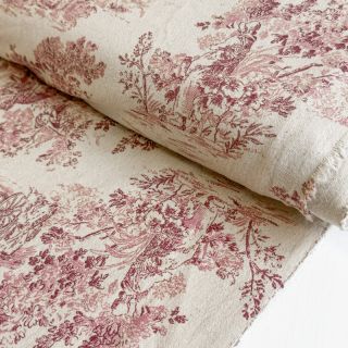 Decoration fabric Gabrielle rouge