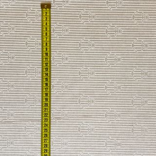 Decoration fabric Linenlook Iconic Anchor Stripe linen