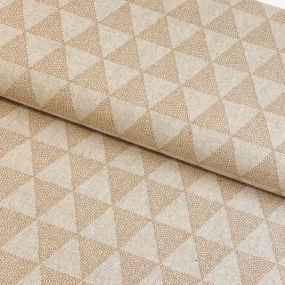 Decoration fabric Linenlook Sparkle Triangle