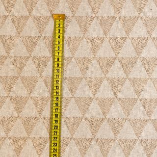 Decoration fabric Linenlook Sparkle Triangle