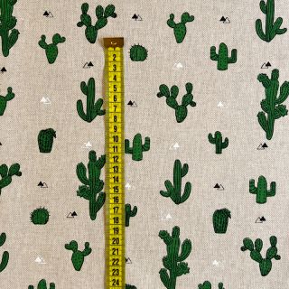 Decoration fabric Linenlook Cactus