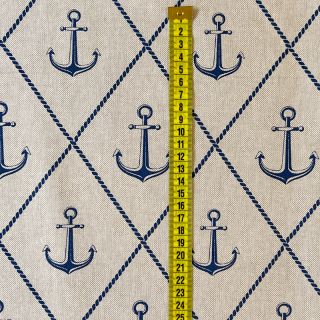 Decoration fabric Linenlook Anchor Hope Icon