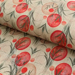 Jersey VISCOSE Enjoy The Silence red digital print