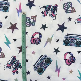 Jersey Rollerskates digital print