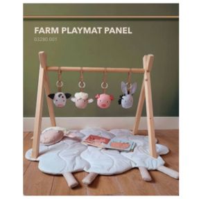 Cotton fabric Farm playmat PANEL digital print