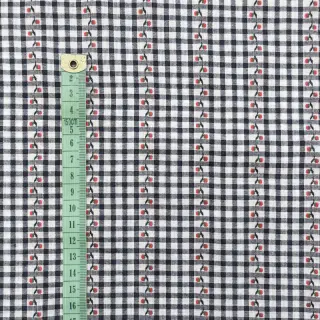 Cotton fabric JACQUARD Climbing navy