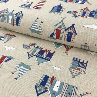 Decoration fabric Linenlook Lighthouse
