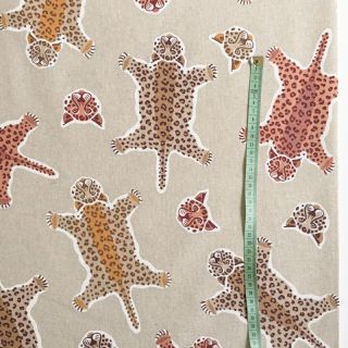 Decoration fabric Linenlook Wild LEO