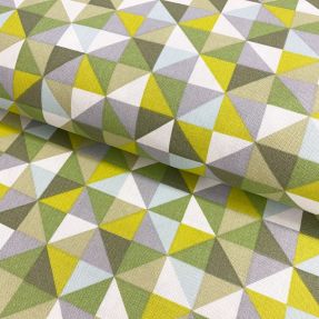 Decoration fabric premium Diamond triangle green