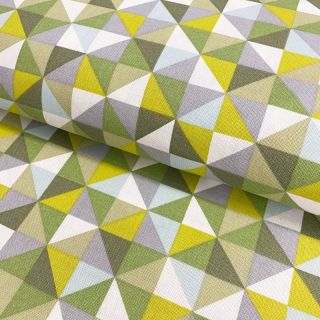 Decoration fabric premium Diamond triangle green