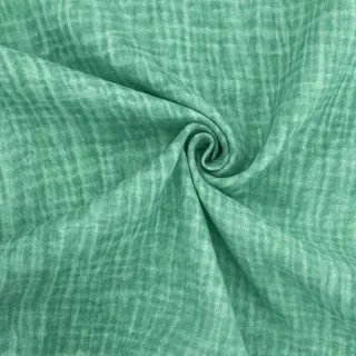 Double gauze/muslin Vintage green